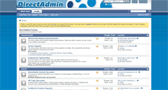 Desktop Screenshot of forum.directadmin.com