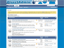 Tablet Screenshot of forum.directadmin.com
